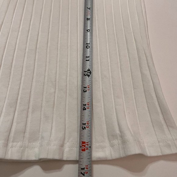 NWOT SHEIN Solid Rib-knit Tube Top and Bodycon Skirt Set White Size Small - Picture 6 of 11